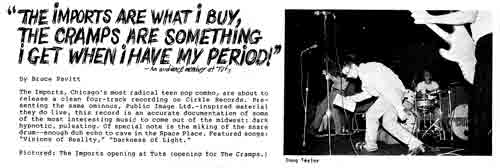 Bruce Pavitt - The Imports